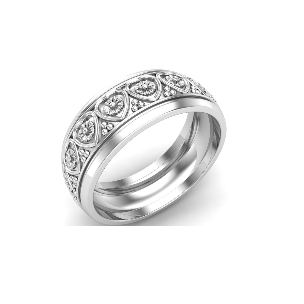 Bague anneau argent Joy